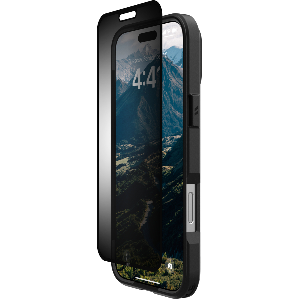 Плівка захисна UAG iPhone 16 Pro Max Removable Privacy Glass - Tint (14436911NA) - изображение 4