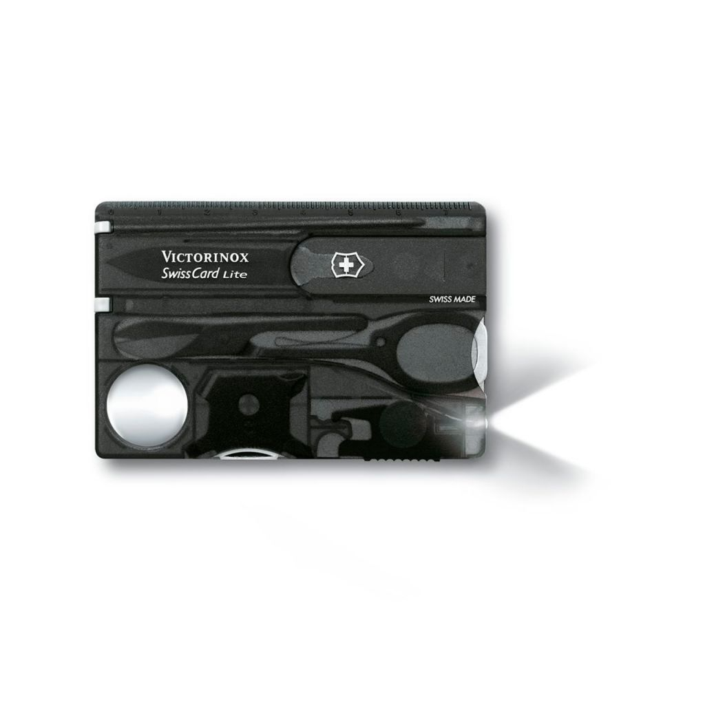 Мультитул Victorinox SwissCard Lite Transparent Black Blister (0.7333.T3B1) - зображення 5