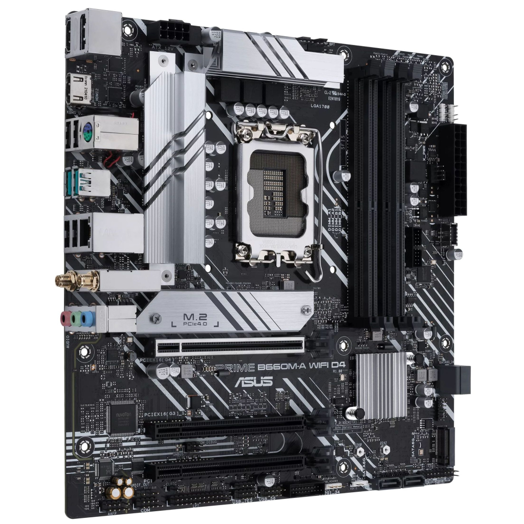 Материнська плата ASUS PRIME B660M-A WIFI D4 - зображення 2
