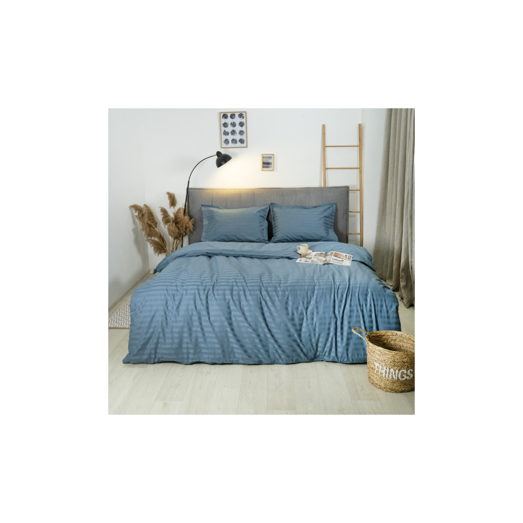 Постільна білизна Tiare 91 Сатин Страйп Кольоровий полуторний (91_Stripe_pl) - зображення 1