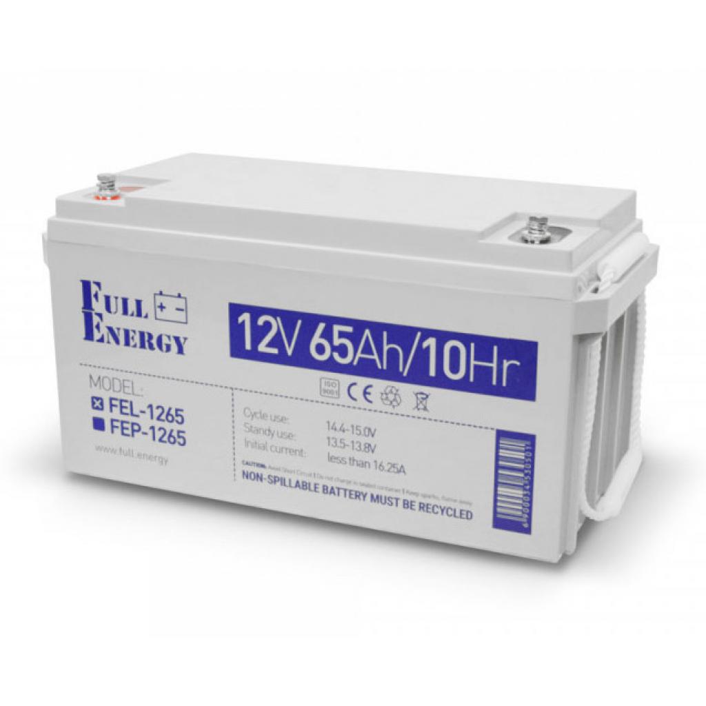 Батарея до ДБЖ Full Energy 12В 65Ач (FEL-1265) - зображення 1