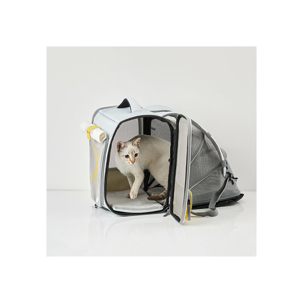 Переноска для тварин Petkit Breezy Zone (Yellow/Grey) (691075) - зображення 4