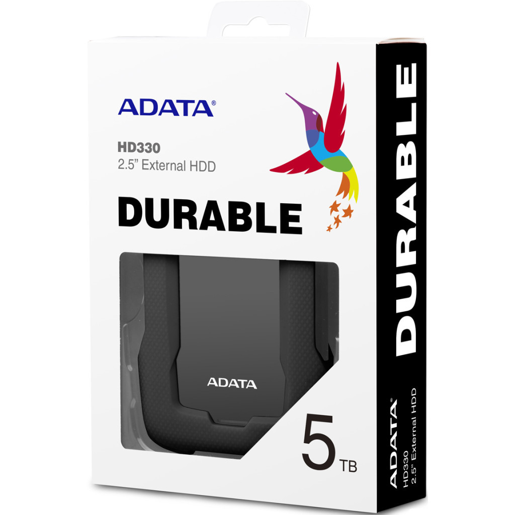 Зовнішній жорсткий диск 2.5" 5TB ADATA (AHD330-5TU31-CBK) - зображення 4