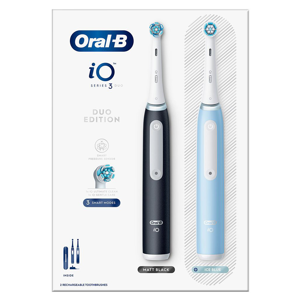 Електрична зубна щітка Oral-B iO Series 3 Duo iOG3.d.2i6.2K типу 3769 - зображення 3