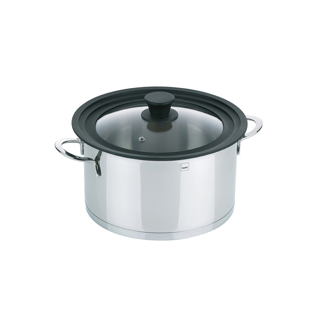 Кришка для посуду Kela Concetta с силиконовым ободком 22-26 см (11441) - изображение 2