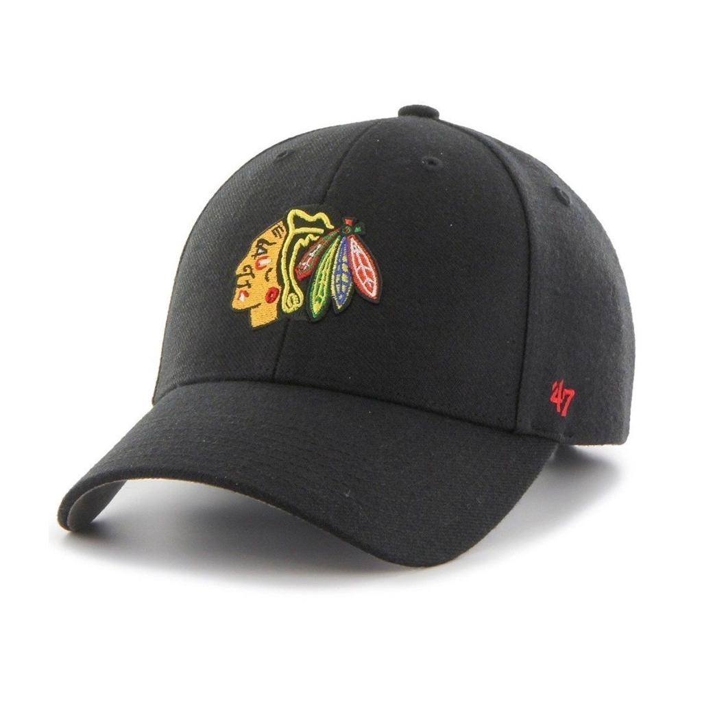 Кепка 47 Brand NHL Chicago Blackhawks H-MVP04WBV-BKA чорний, сірий (887738335310) - зображення 1
