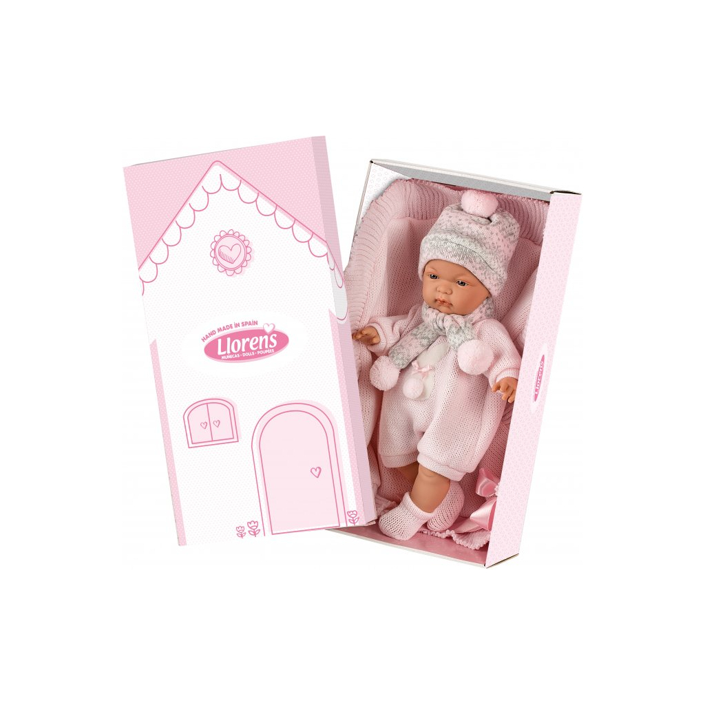 Лялька Llorens що плаче Joelle con toquilla, 38 см (38938) - зображення 3