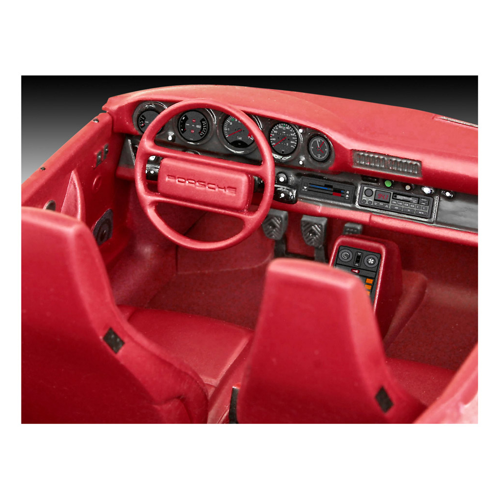 Збірна модель Revell Набір автомобіль Porsche 911 Carrera 3.2 Coupé рівень 3 масштаб 1:24 (RVL-67688) - зображення 6