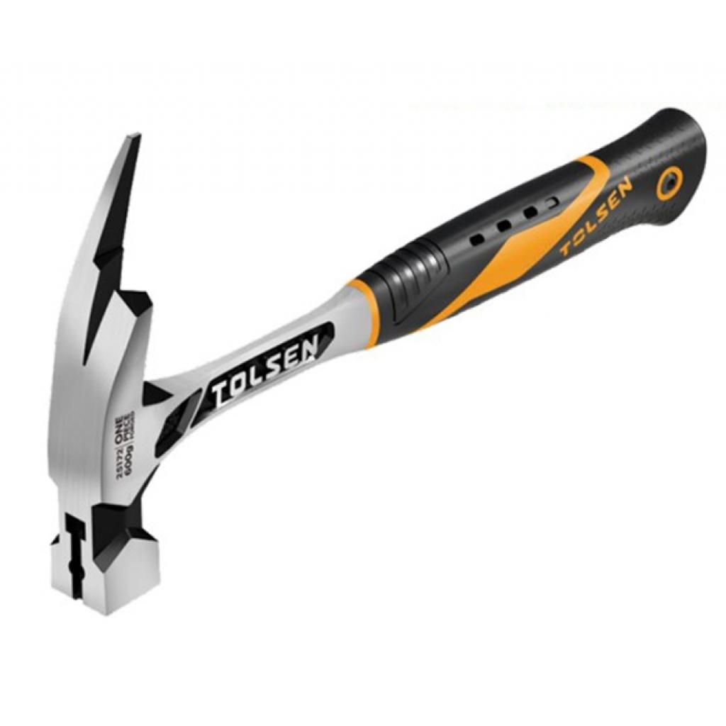 Молоток Tolsen "ПРОФІ" покрівельника 600г цільнометалевий (25172) - зображення 1