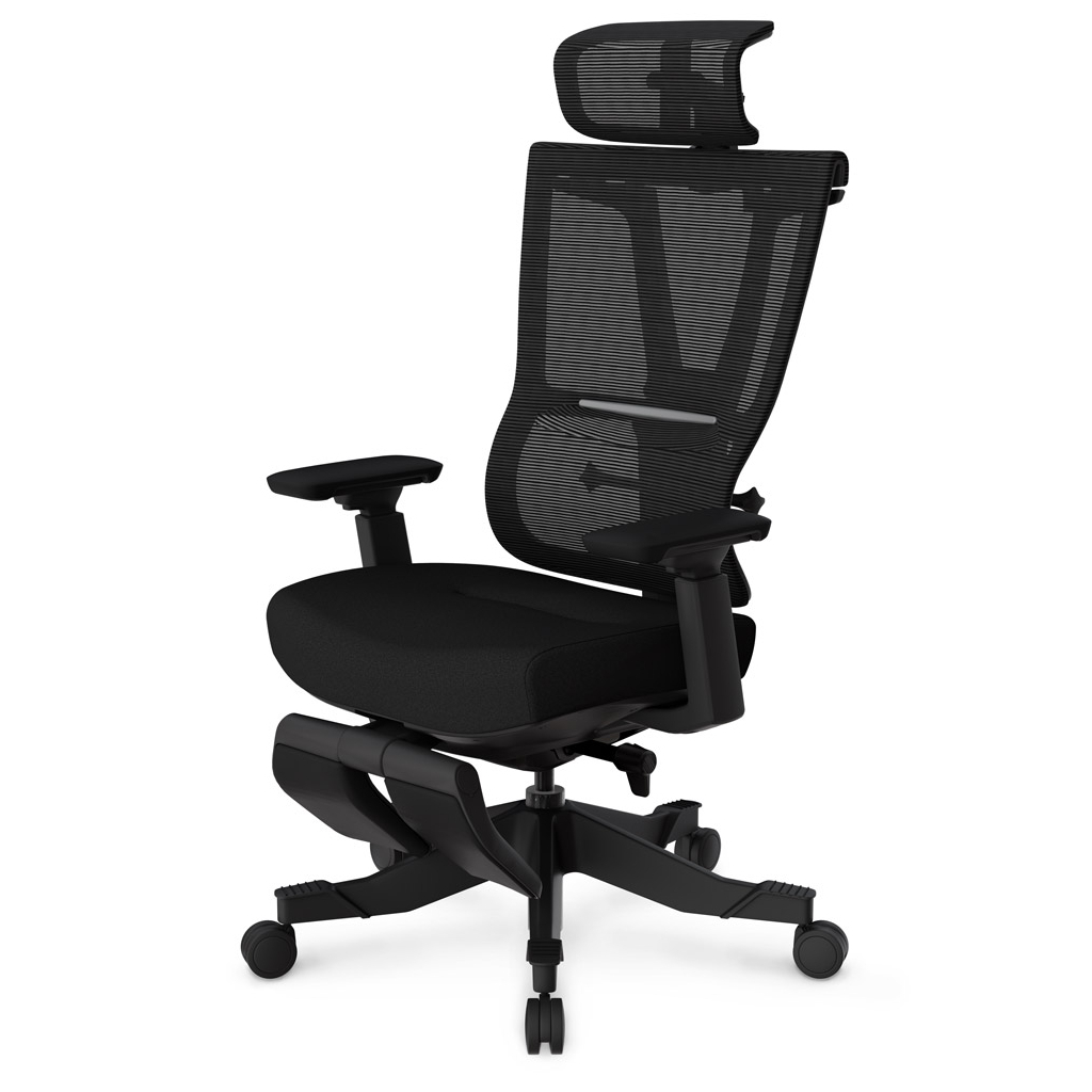 Офісне крісло Mealux S6 Air Fabric Black (HF-S6 F/B) - зображення 3