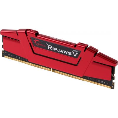 Модуль пам'яті для комп'ютера DDR4 16GB (2x8GB) 2133 MHz RipjawsV G.Skill (F4-2133C15D-16GVR) - зображення 4