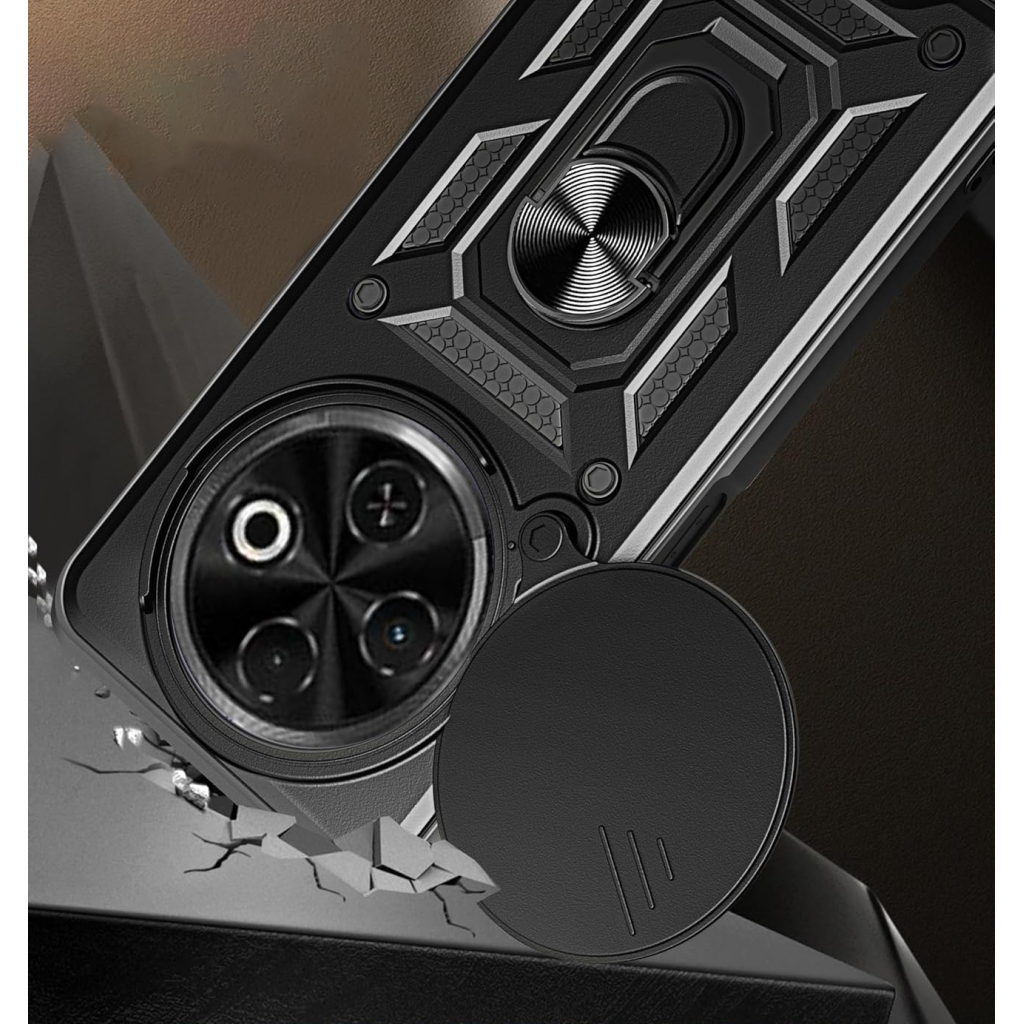 Чохол до мобільного телефона BeCover Military Tecno Spark 30C 4G Black (713074) - зображення 5