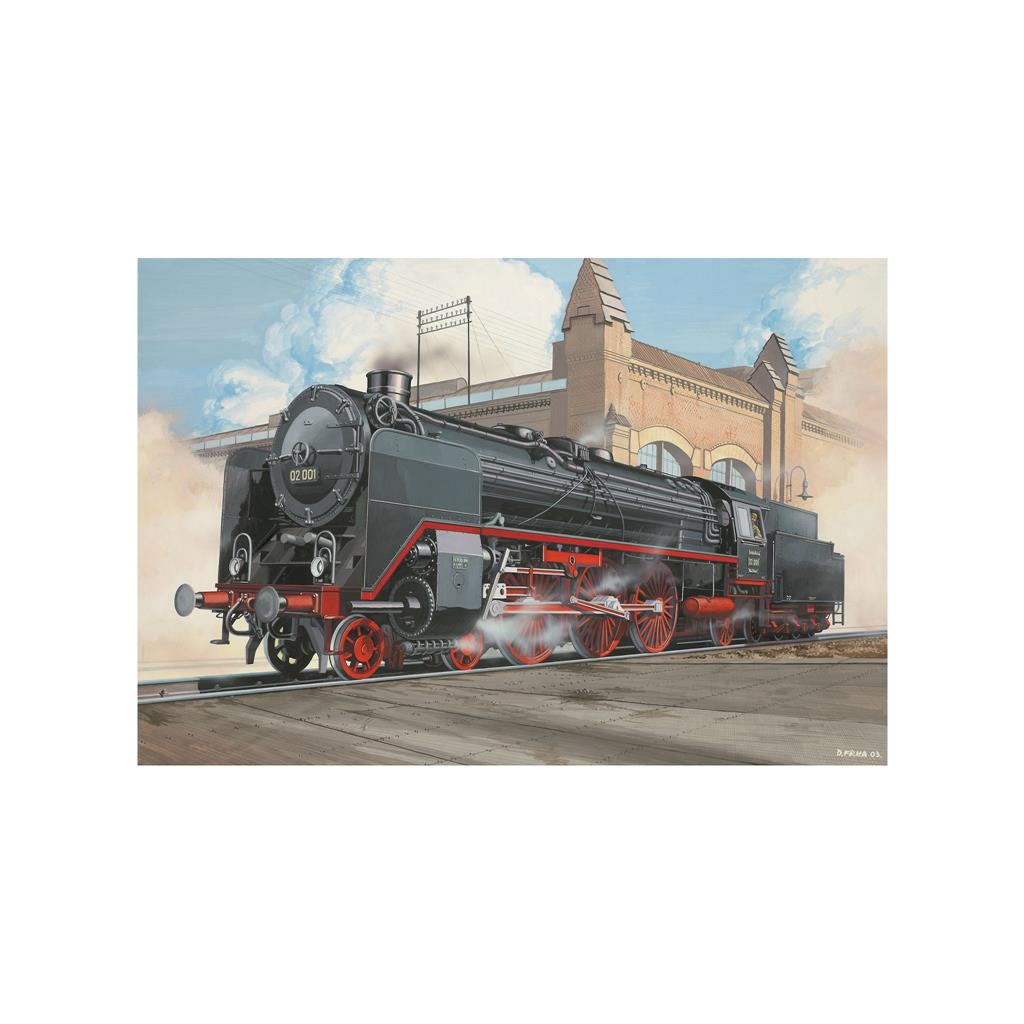 Збірна модель Revell Експрес локомотив BR02 з тендером 2'2'T30 рівень 4 масштаб 1:87 (RVL-02171) - зображення 10