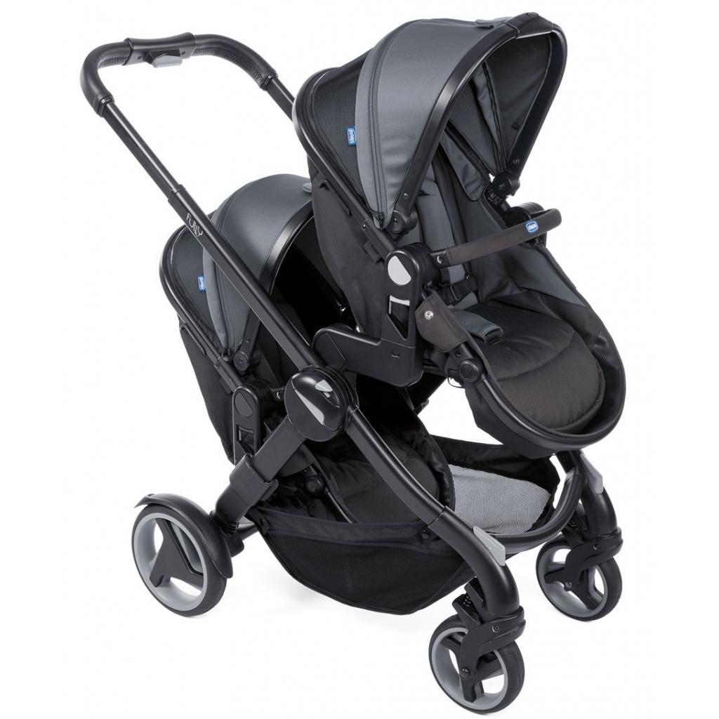 Коляска Chicco Fully Twin Чорно-сіра (79003.85) - зображення 1