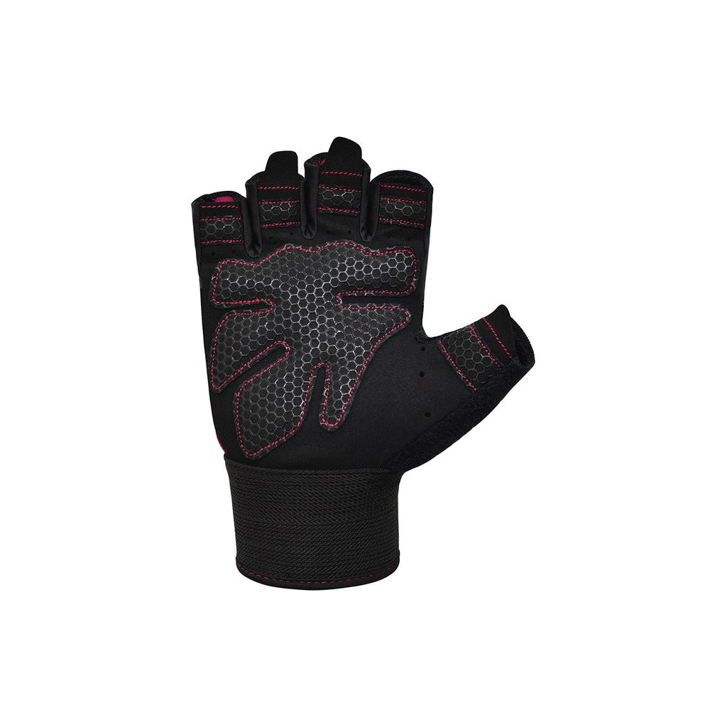 Рукавички для фітнесу RDX W1 Half Pink Plus M (WGA-W1HP-M+) - зображення 4