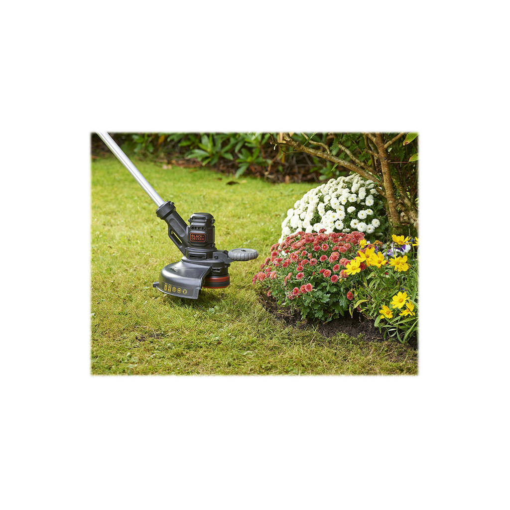 Тример садовий Black&Decker 0.55 кВт, ширина косіння 30 см, 7500 об/хв, вага 2.6 кг (BESTE630) - зображення 2