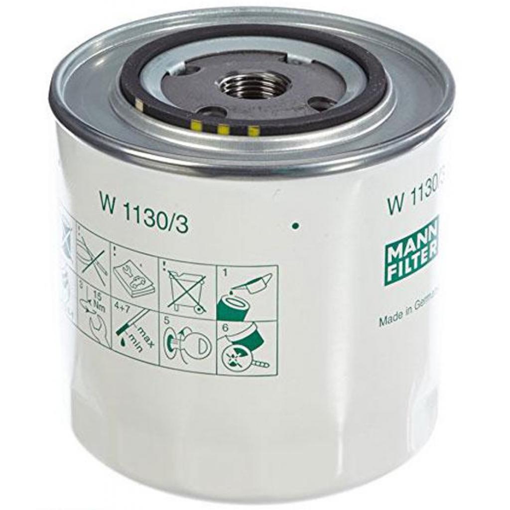 Фільтр масляний Mann W1130/3 - зображення 1