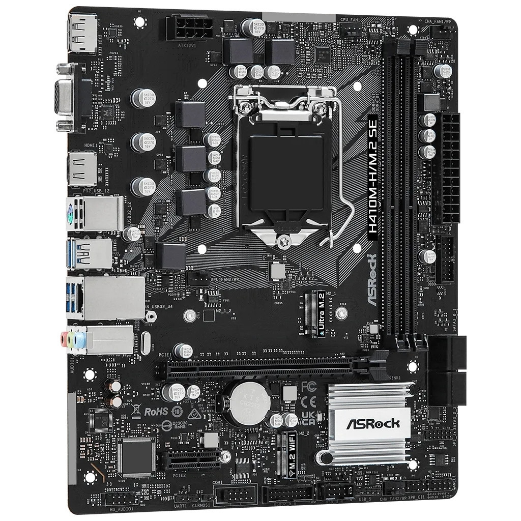 Материнська плата ASRock H410M-H/M.2 SE - зображення 3