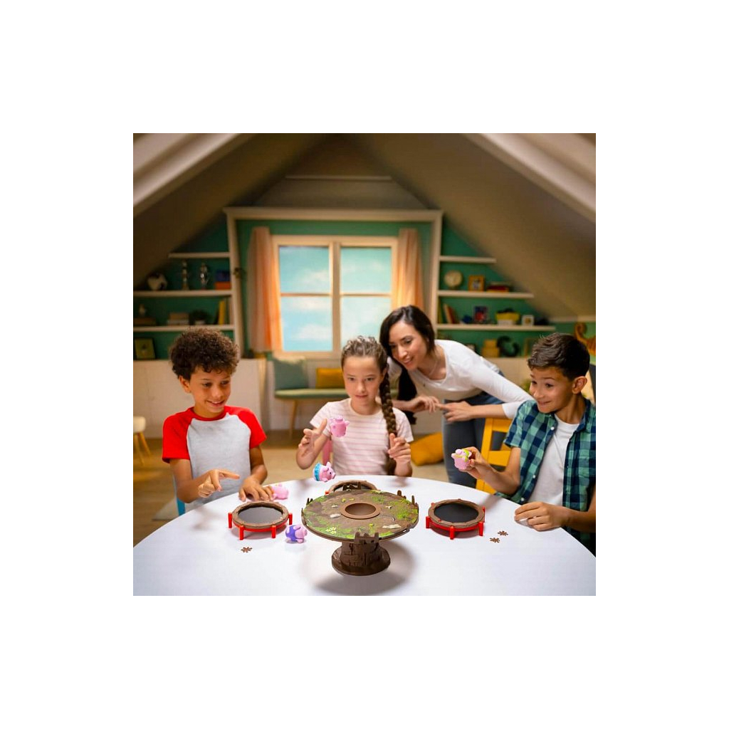 Настільна гра Fun Games Shop Хрюшки - Попригушки (Pigs on Trampolines) (укр.) (FGS63) - зображення 7