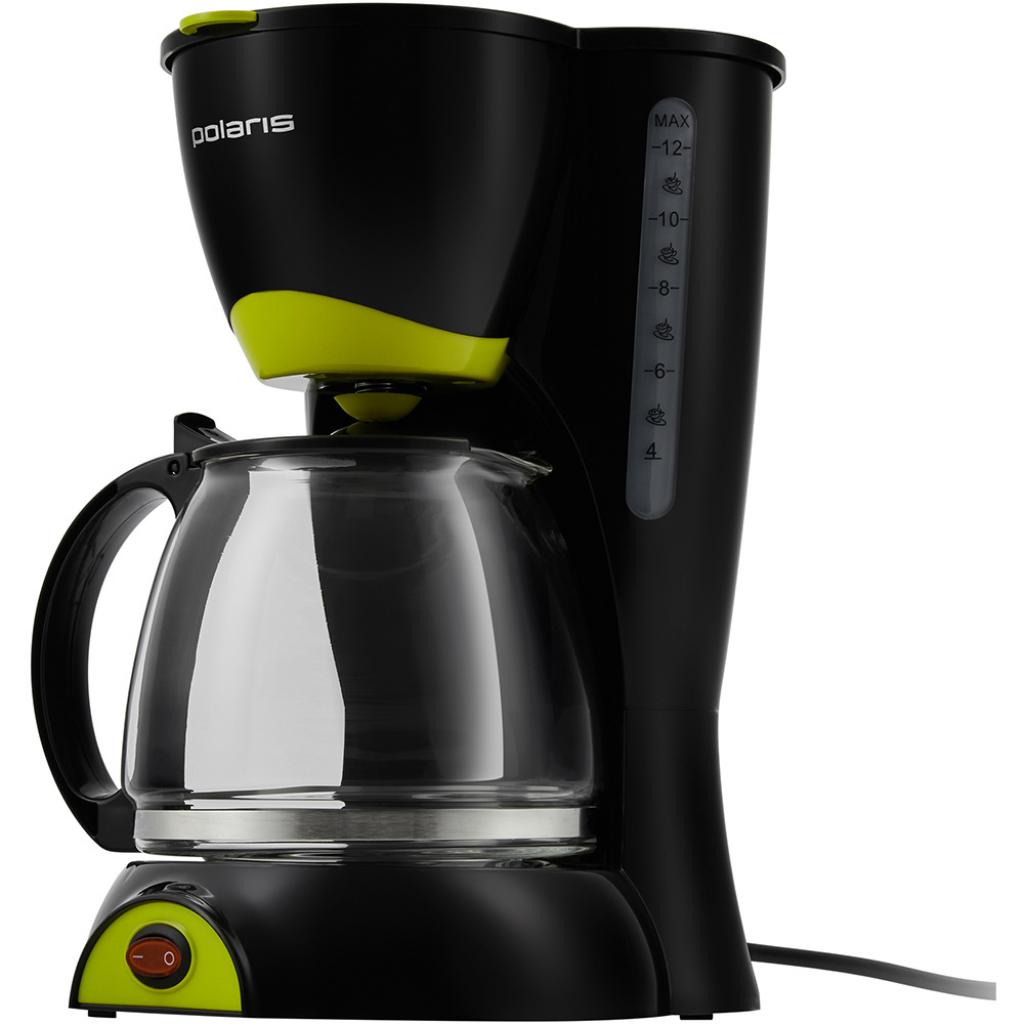 Крапельна кавоварка Polaris PCM 1211 Black/lime - зображення 2