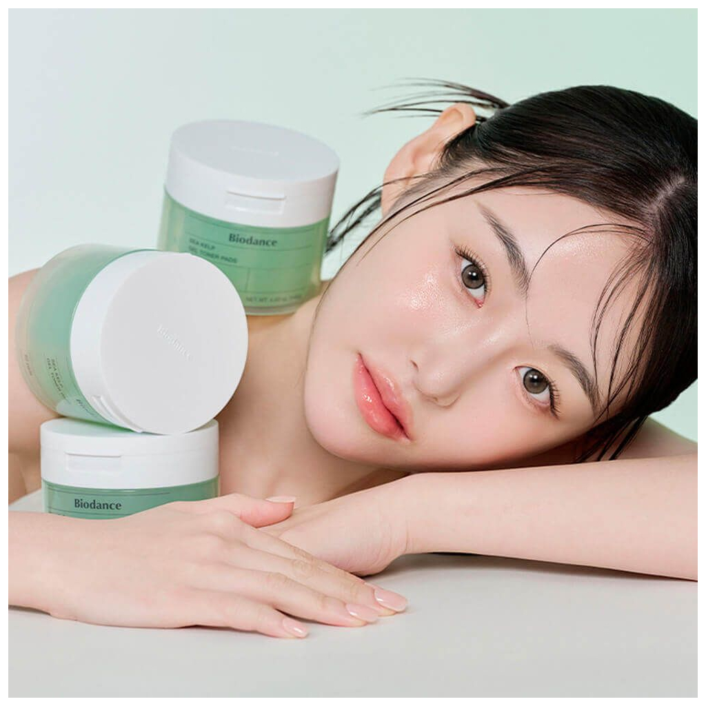 Патчі для обличчя Biodance Sea Kelp Gel Toner Pads 60 шт. (8809891183678) - изображение 4