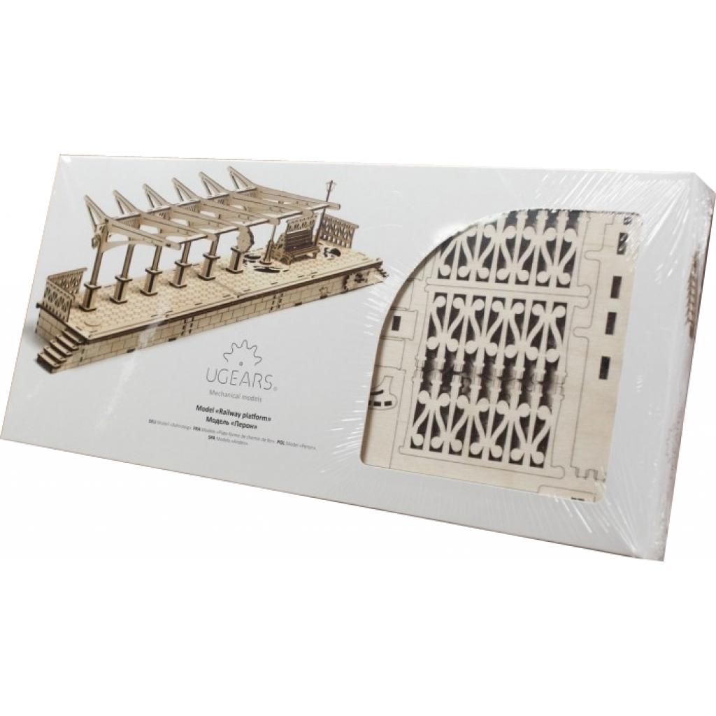 Збірна модель Ugears механічний Перон до локомотиву (70013) - зображення 2