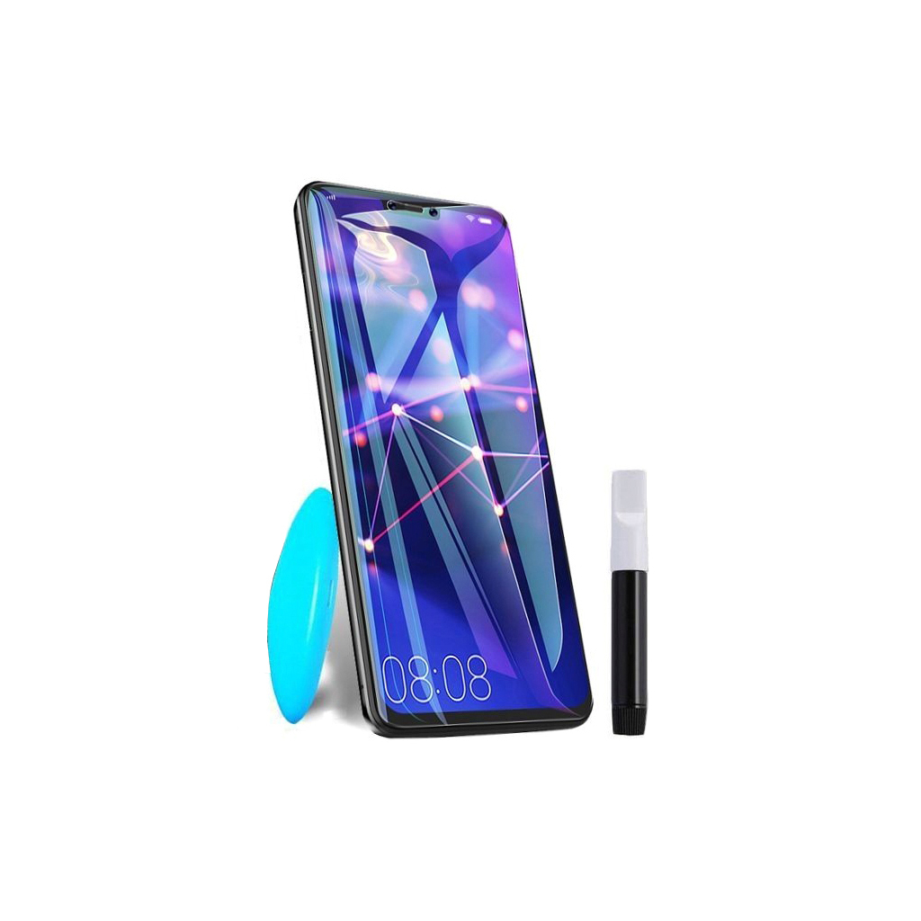 Скло захисне PowerPlant Huawei Mate 30 Pro (liquid glue + UF-lamp) (GL607266) - зображення 1
