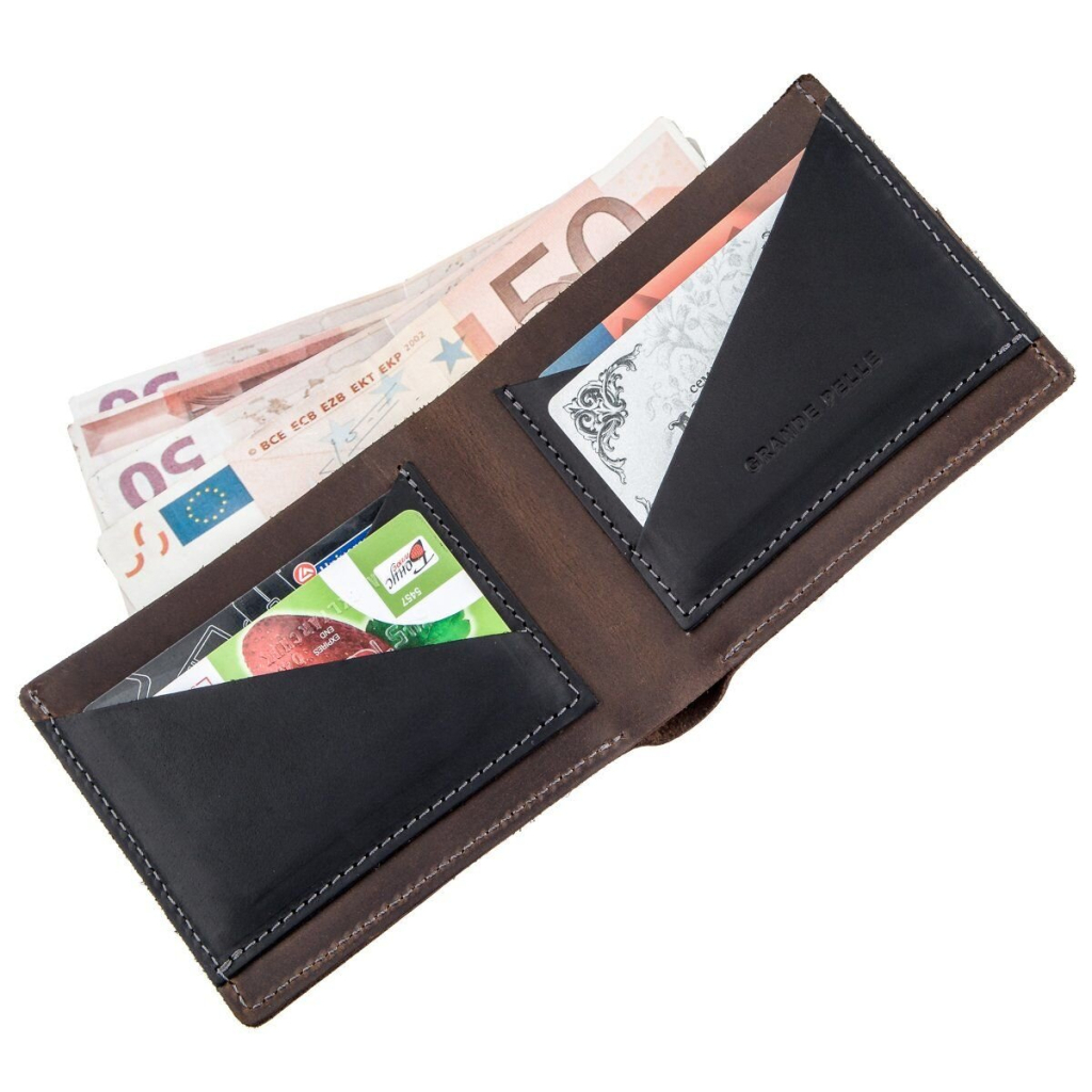 Портмоне Grande Pelle Темно-Коричневе (11227) - зображення 5