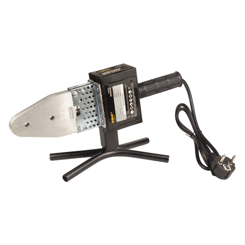 Паяльник для пластикових труб Sigma 800Вт 20-63мм у металевому кейсі (2743461) - изображение 1