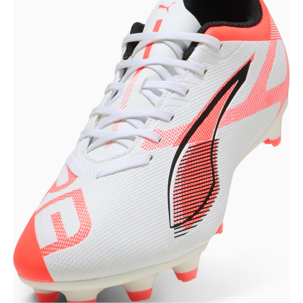 Бутси Puma Ultra 5 Play Fg/Ag 108169-01 білий, помаранчевий 42.5 (4067983040313) - picture 4