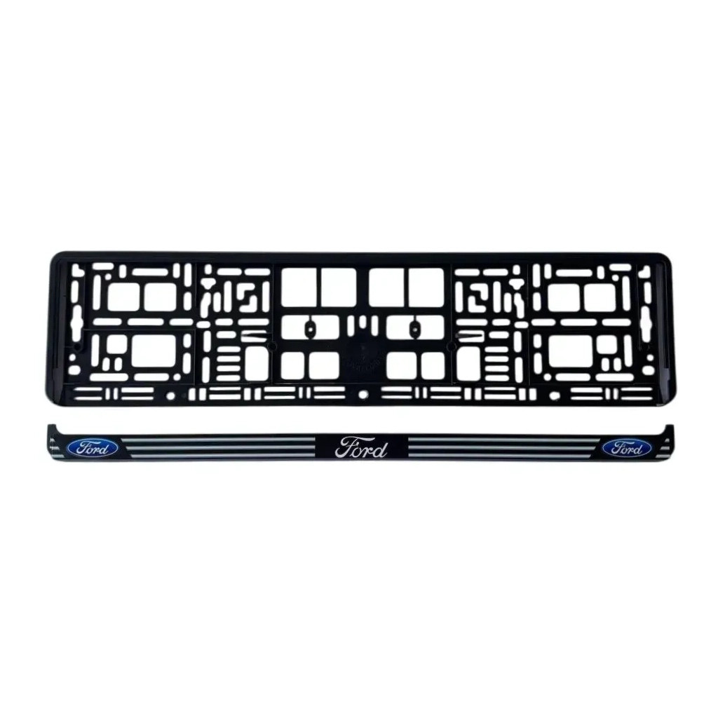 Рамка номерного знака Poputchik Ford (24-104-IS) - изображение 2