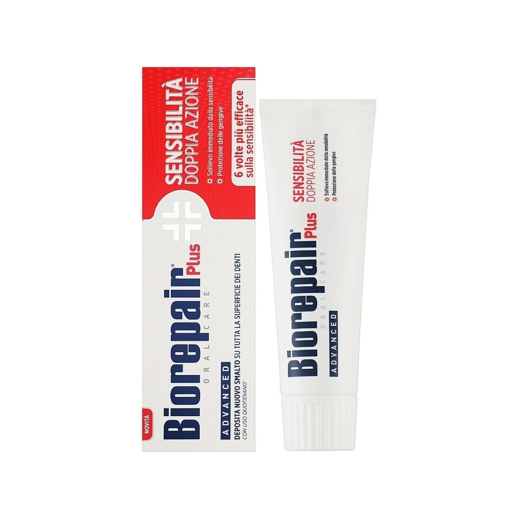 Зубна паста Biorepair Plus Екстра позбавлення чутливості 75 мл (8017331091166) - зображення 1