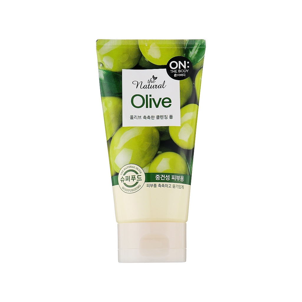 Пінка для вмивання LG On The Body Foam Cleanse Olive 120 г (8801051121605) - зображення 1