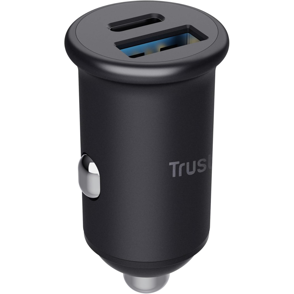 Зарядний пристрій Trust USB-C PD25W + USB QC12W 37W Black (25197_TRUST) - зображення 3