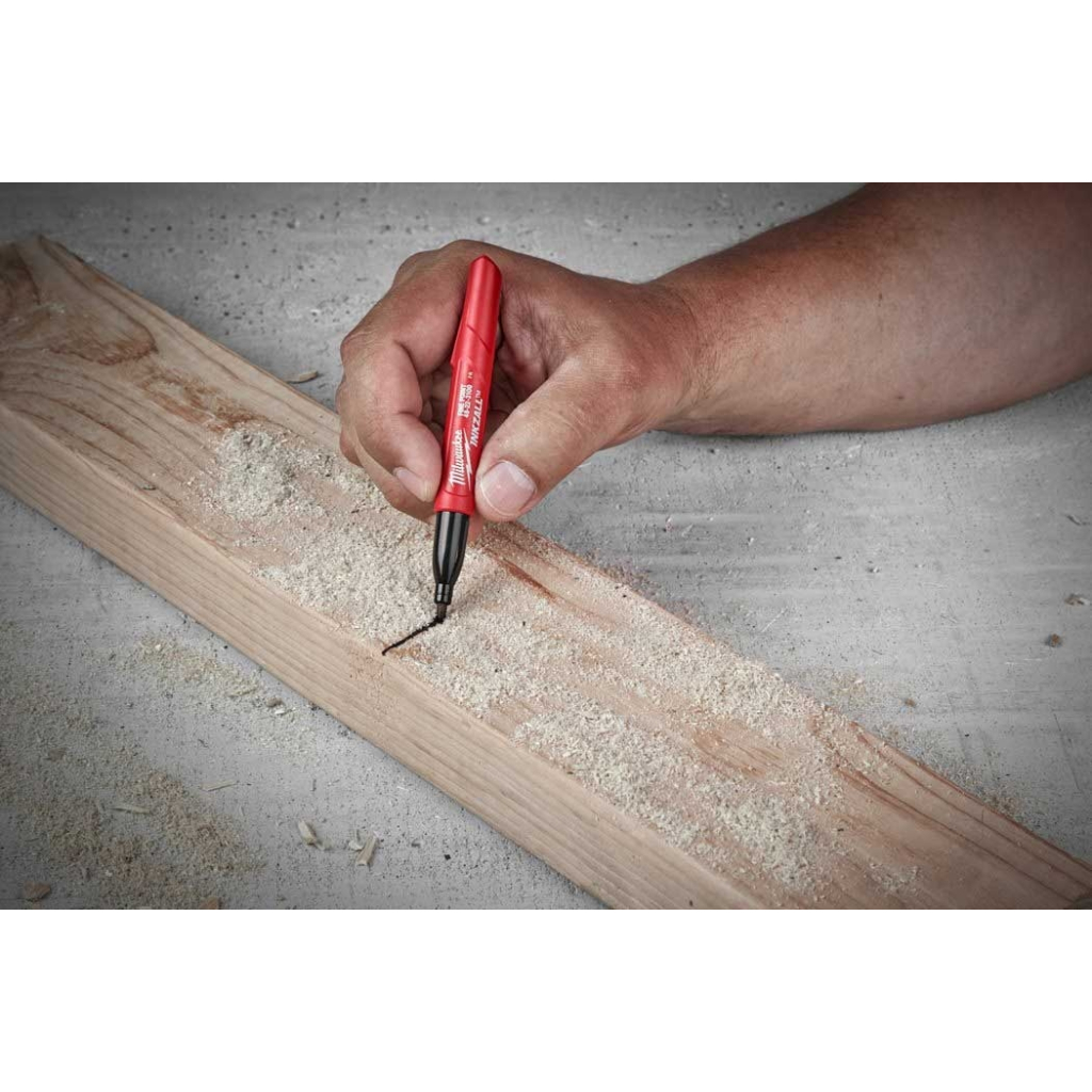 Маркер Milwaukee набір INKZALL для будмайданчика тонких 4 шт. (4932480551) - изображение 4