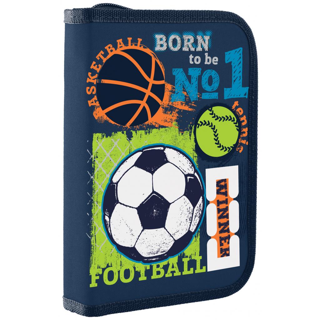 Пенал 1 вересня Football winner твердий одинарний без клапана (532705) - зображення 1