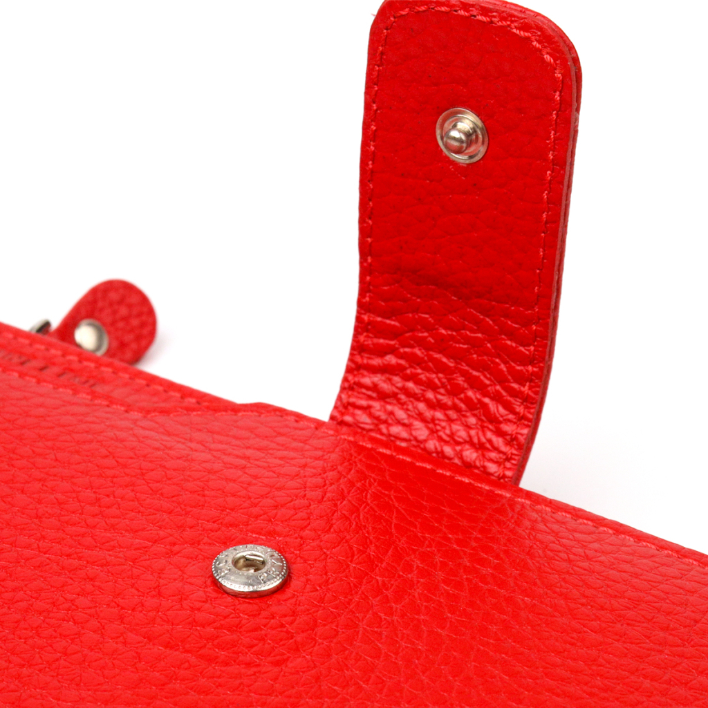 Гаманець Canpellini З натуральної шкіри Червоний (21640) - зображення 5