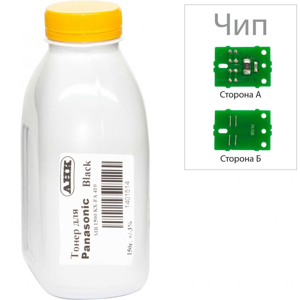 Тонер AHK Panasonic 1500, 150г Black, chip (3202776) - зображення 1