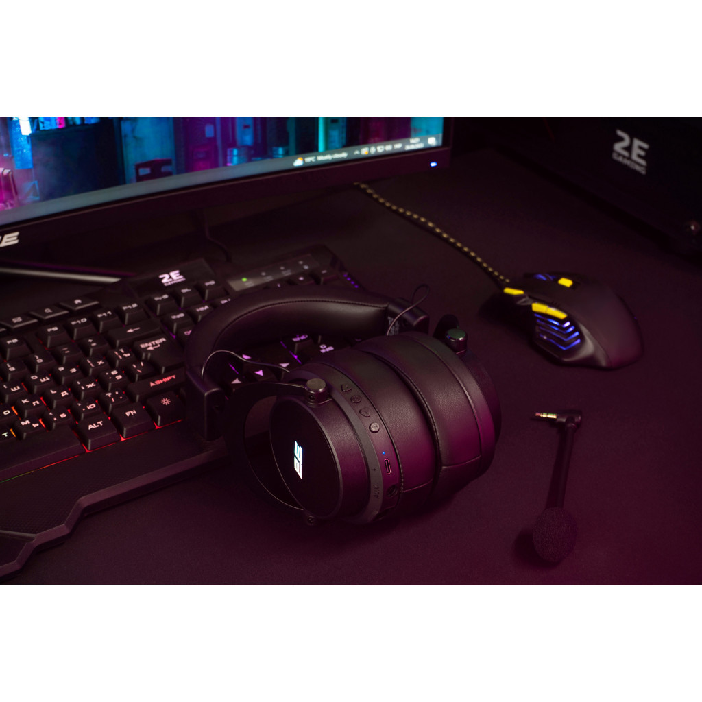 Навушники 2E Gaming HG360 RGB Wireless 7.1 Black (2E-HG360BK-WL) - зображення 10