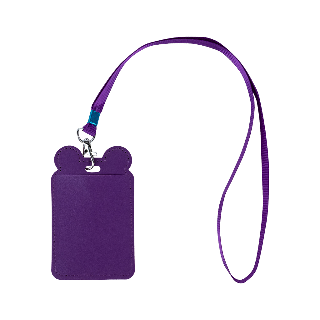 Бейдж Kite вертикальний на шнурку, фіолетовий (K24-296-1) - изображение 2
