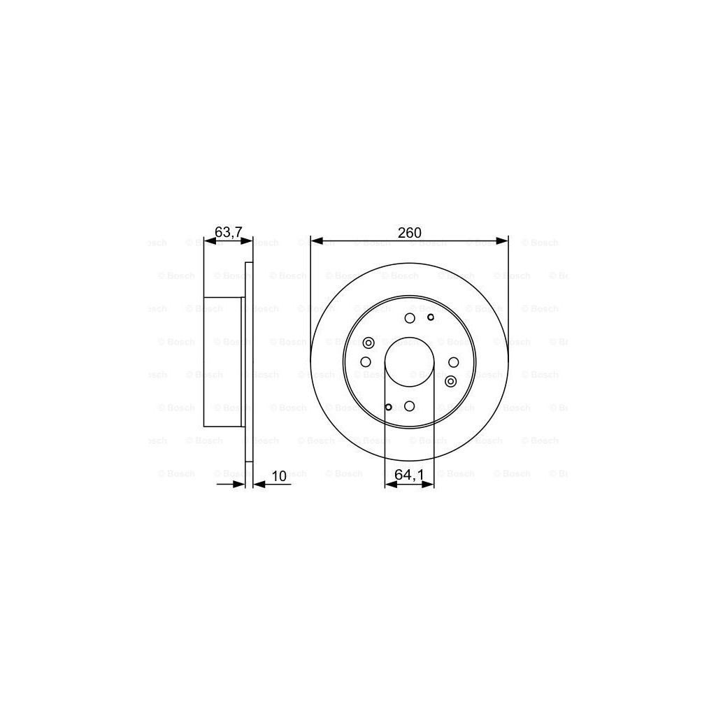 Гальмівний диск Bosch 0 986 479 504 - зображення 1