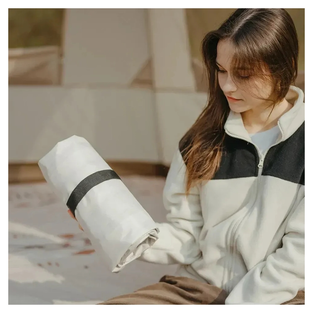 Матрац надувний Naturehike CNK2450WS034, 198х68х9.5 см, коричневий, із мішком для надування (6927595798881) - picture 4