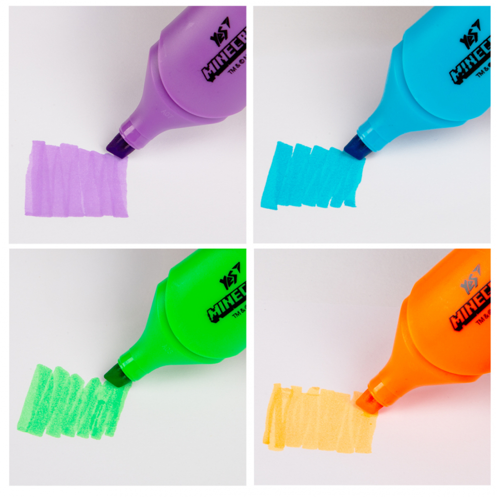 Набір маркерів Yes текстовий Minecraft 4 шт (391095) - зображення 5