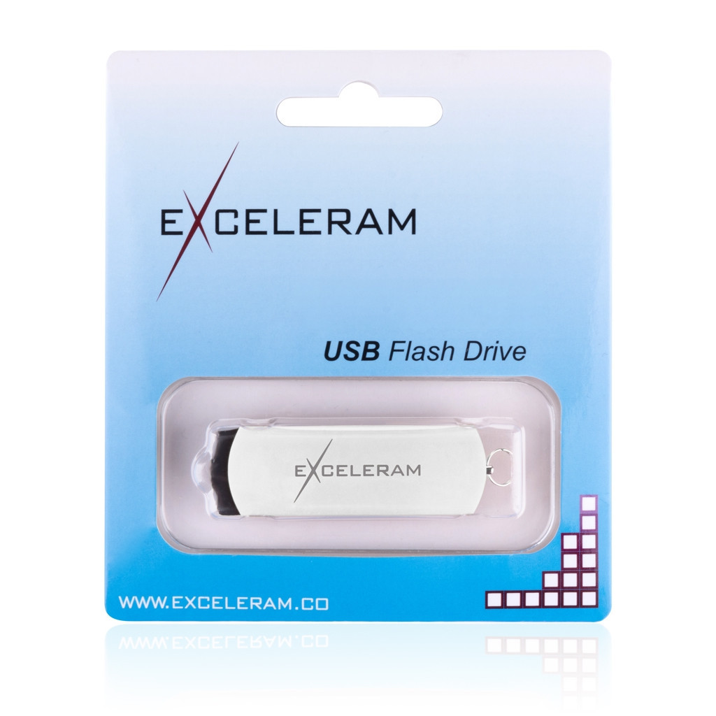 USB флеш накопичувач eXceleram 8GB P2 Series White/Black USB 2.0 (EXP2U2WH2B08) - зображення 8