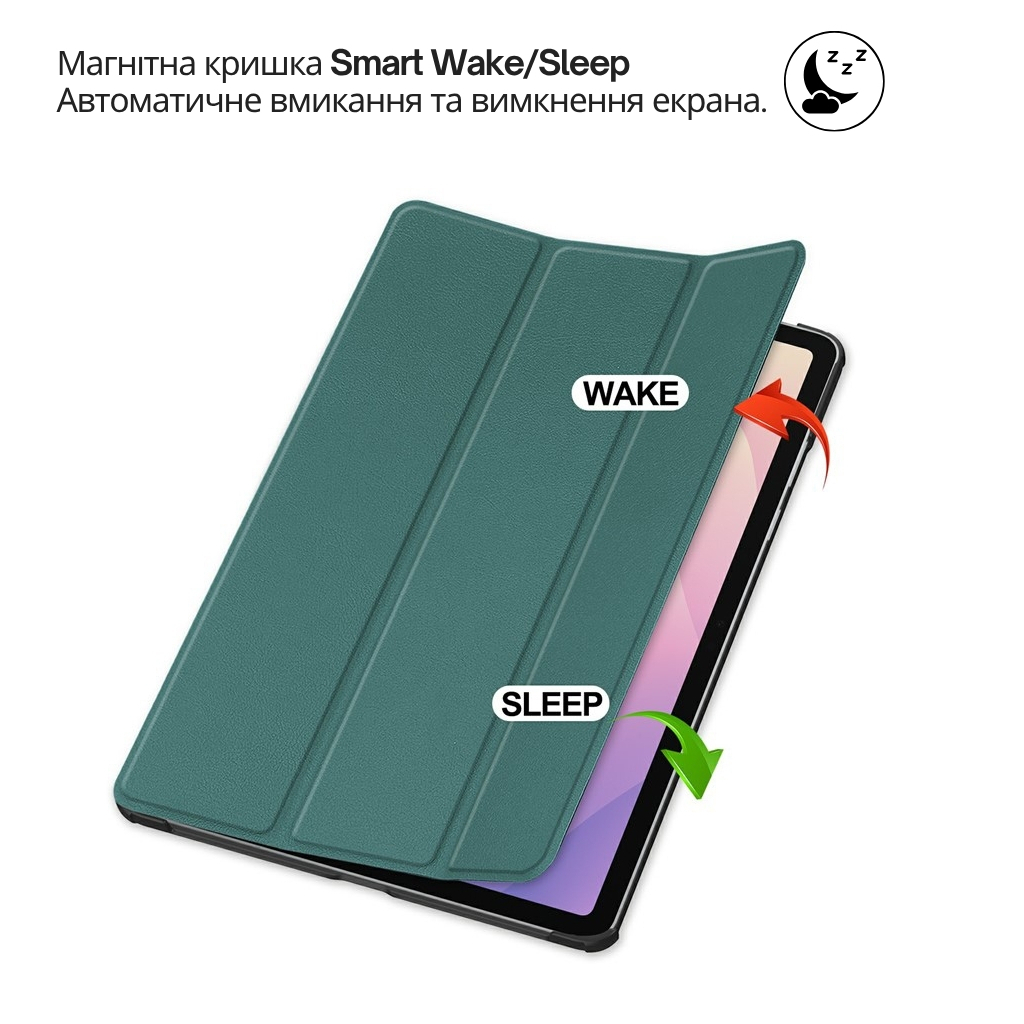 Чохол до планшета BeCover Smart Case Samsung Galaxy Tab S11 (SM-X730/X736) 11.0" Dark Green (714648) - зображення 5