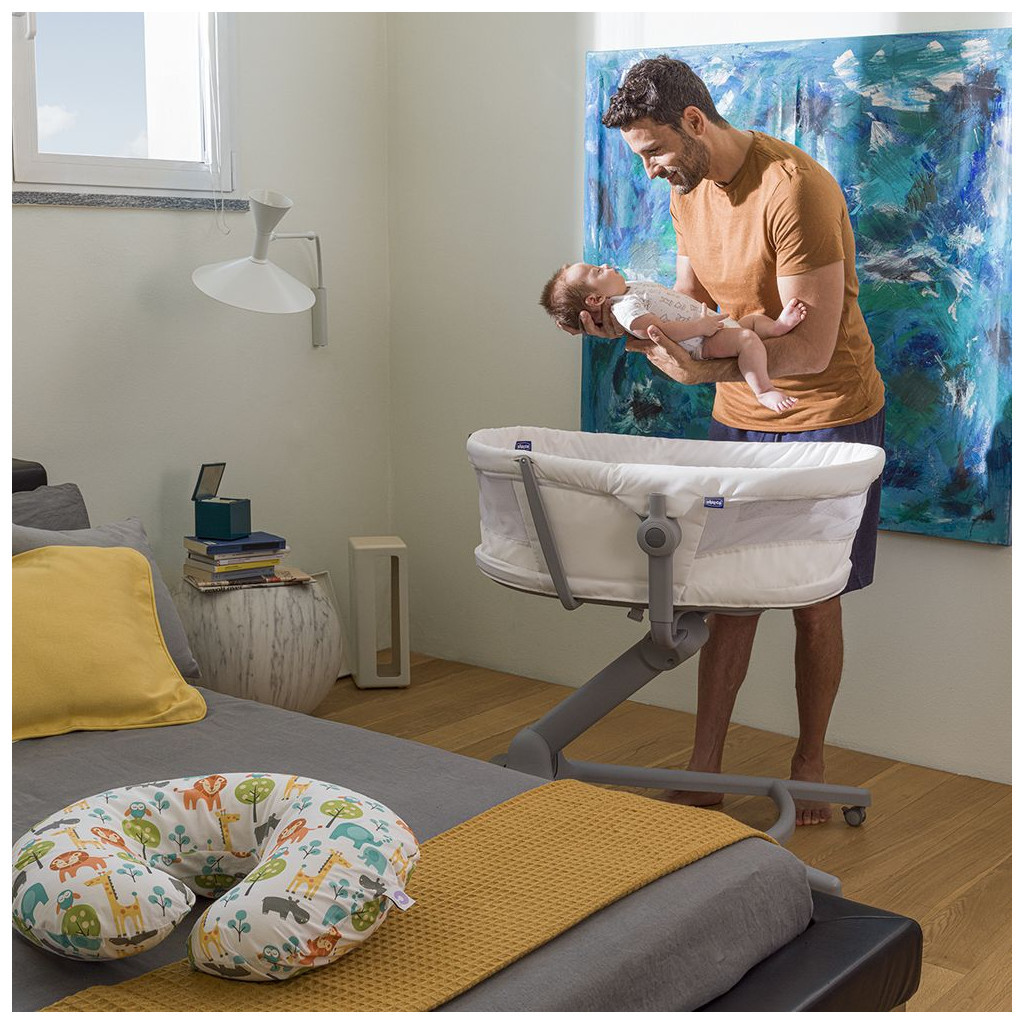 Ліжечко Chicco Baby Hug Air 4 в 1 біле (79193.24.00) - зображення 9