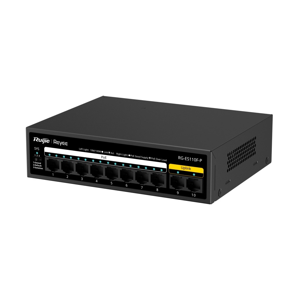 Комутатор мережевий Ruijie Networks RG-ES110F-P - изображение 2
