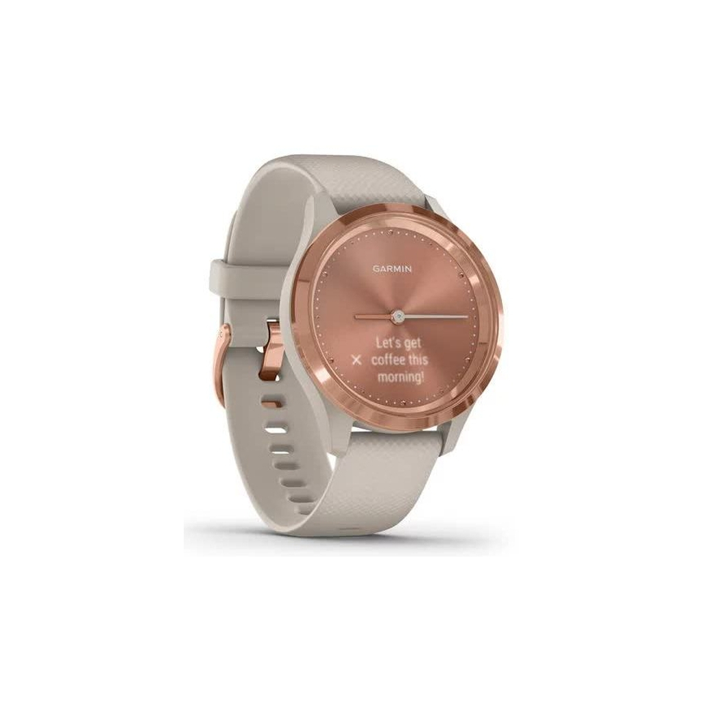 Смарт-годинник Garmin vivomove 3S, Rose Gold, Light Sand, Silicone (010-02238-02) - зображення 3
