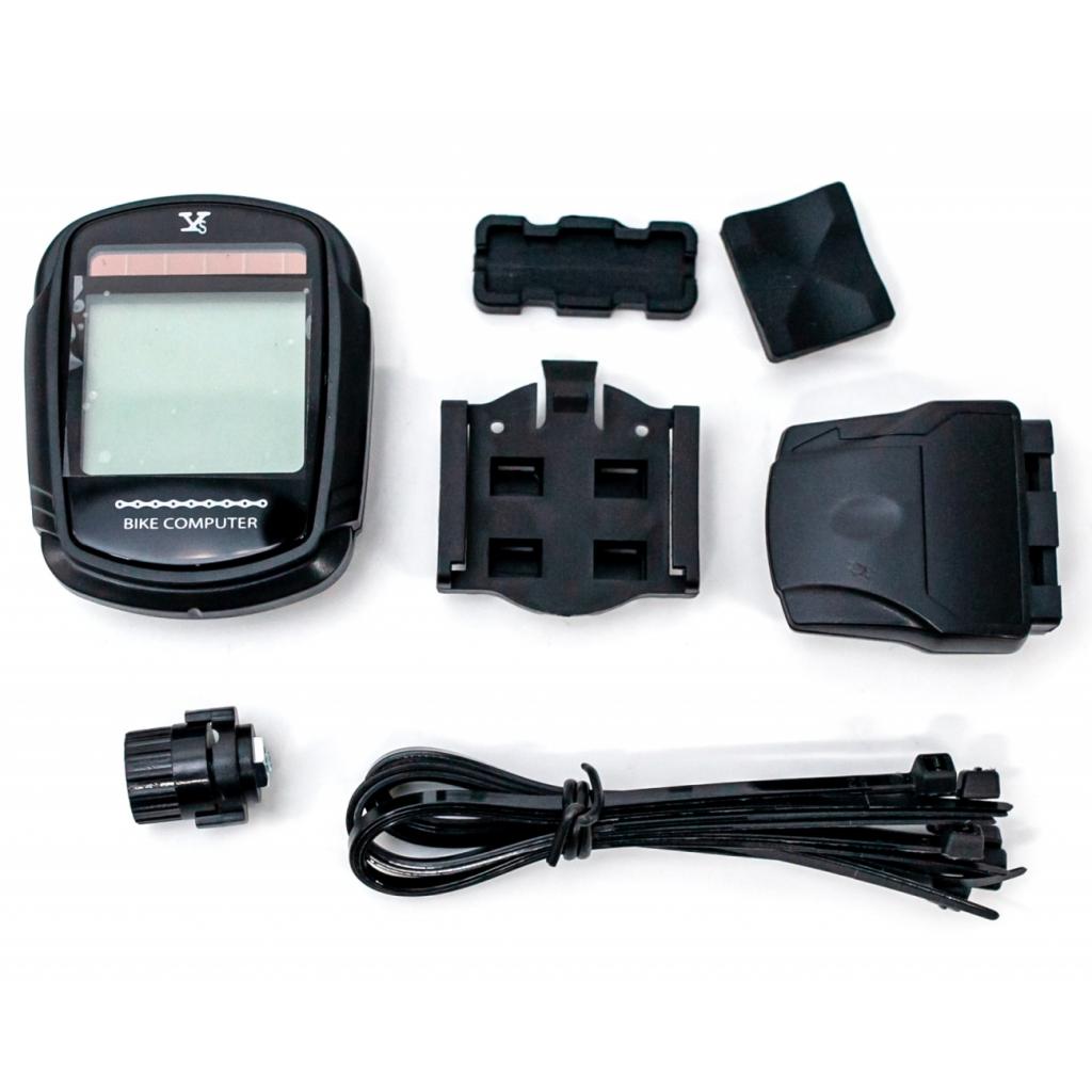 Велокомп'ютер YS 513 з підсвіткою та сонячною батареєю, 24 функції (S-012) - зображення 2