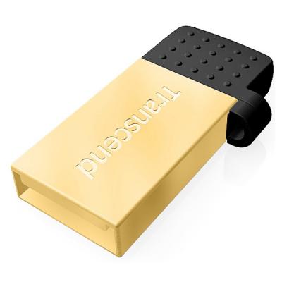 USB флеш накопичувач Transcend 64Gb JetFlash 380 Gold USB 2.0 (TS64GJF380G) - зображення 4
